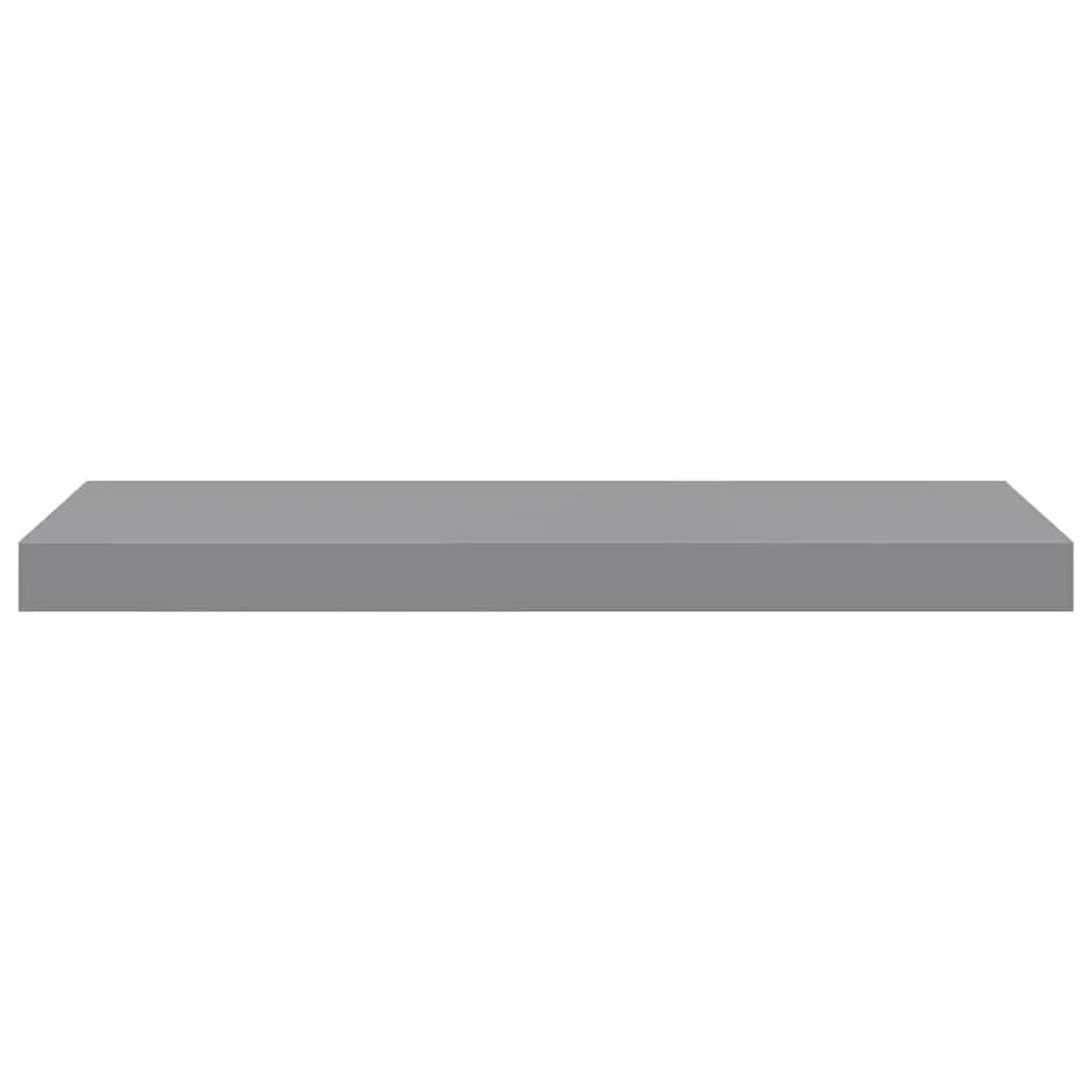 Floating Wall Shelf Grey Display Storage Ledge Home Decor Organizer