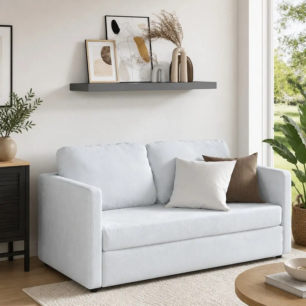 Floating Wall Shelf with Durable Grey Finish