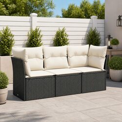 Durable 3-Piece Garden Sofa Set for Outdoor Relaxation
