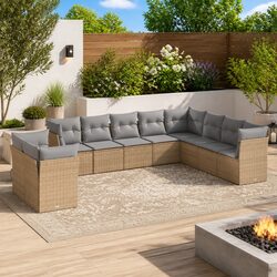 Premium 10 Piece Modular Outdoor Sofa Set with Storage