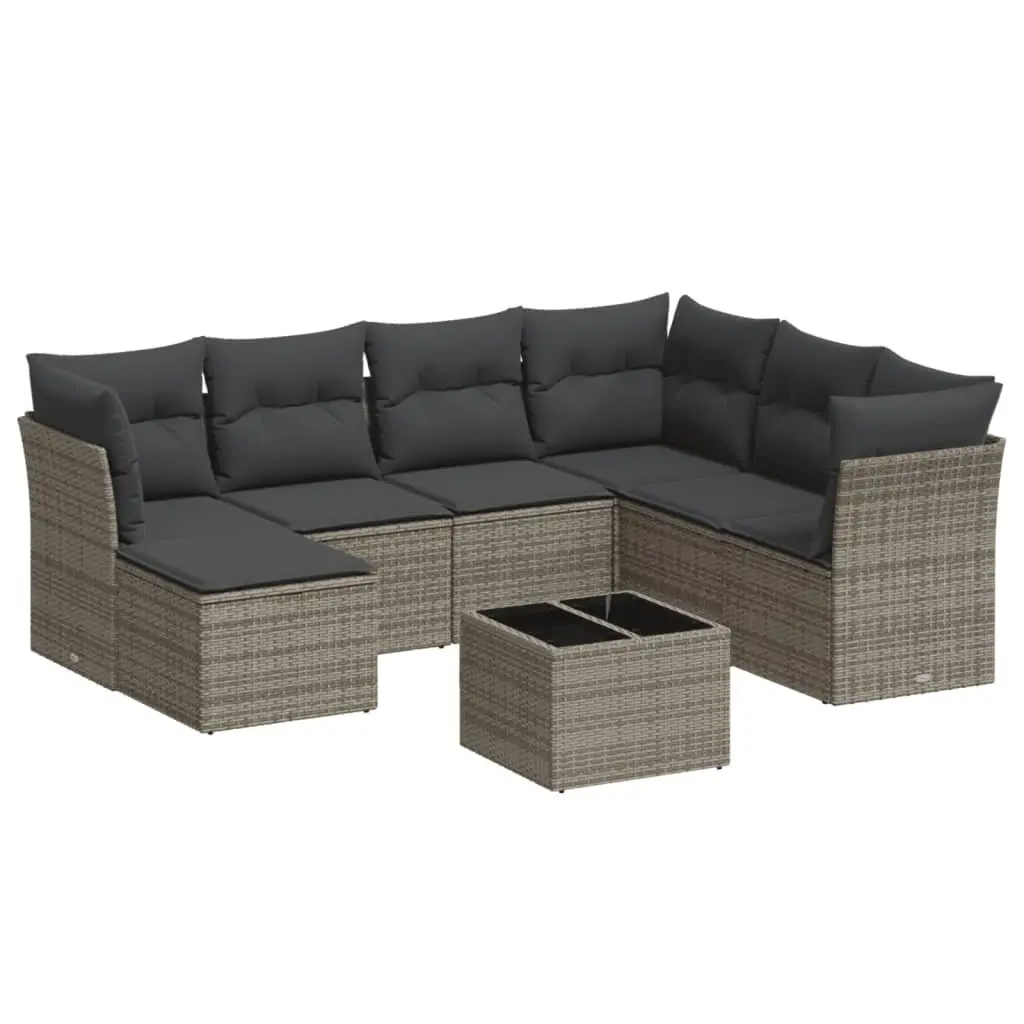 8-Piece Modular Garden Sofa Set for Outdoor Spaces