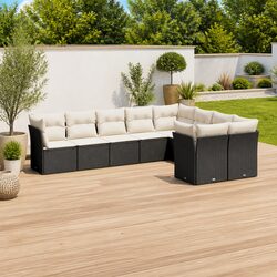 Durable 9 Piece Garden Sofa Set for Outdoor Living