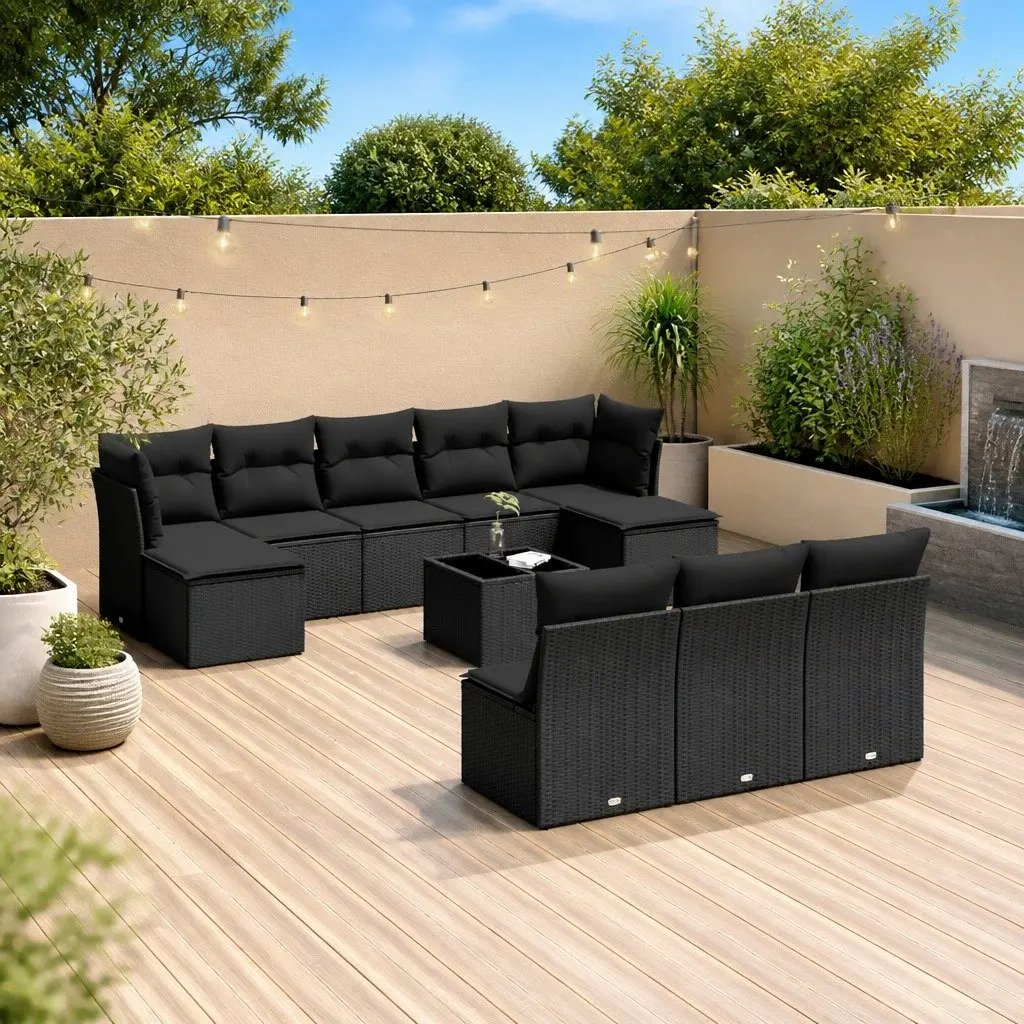 11 Piece Garden Sofa Set for Outdoor Relaxation