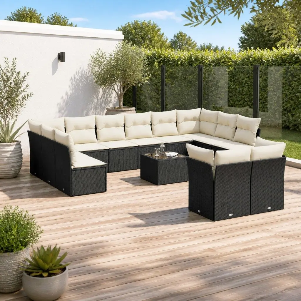 13 Piece Garden Sofa Set for Outdoor Comfort