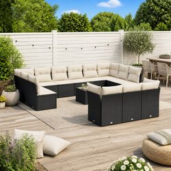 Exceptional 14-Piece Garden Sofa Set for Outdoor Lounging