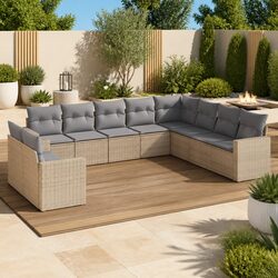 Premium 10-Piece Modular Outdoor Sectional Sofa Set