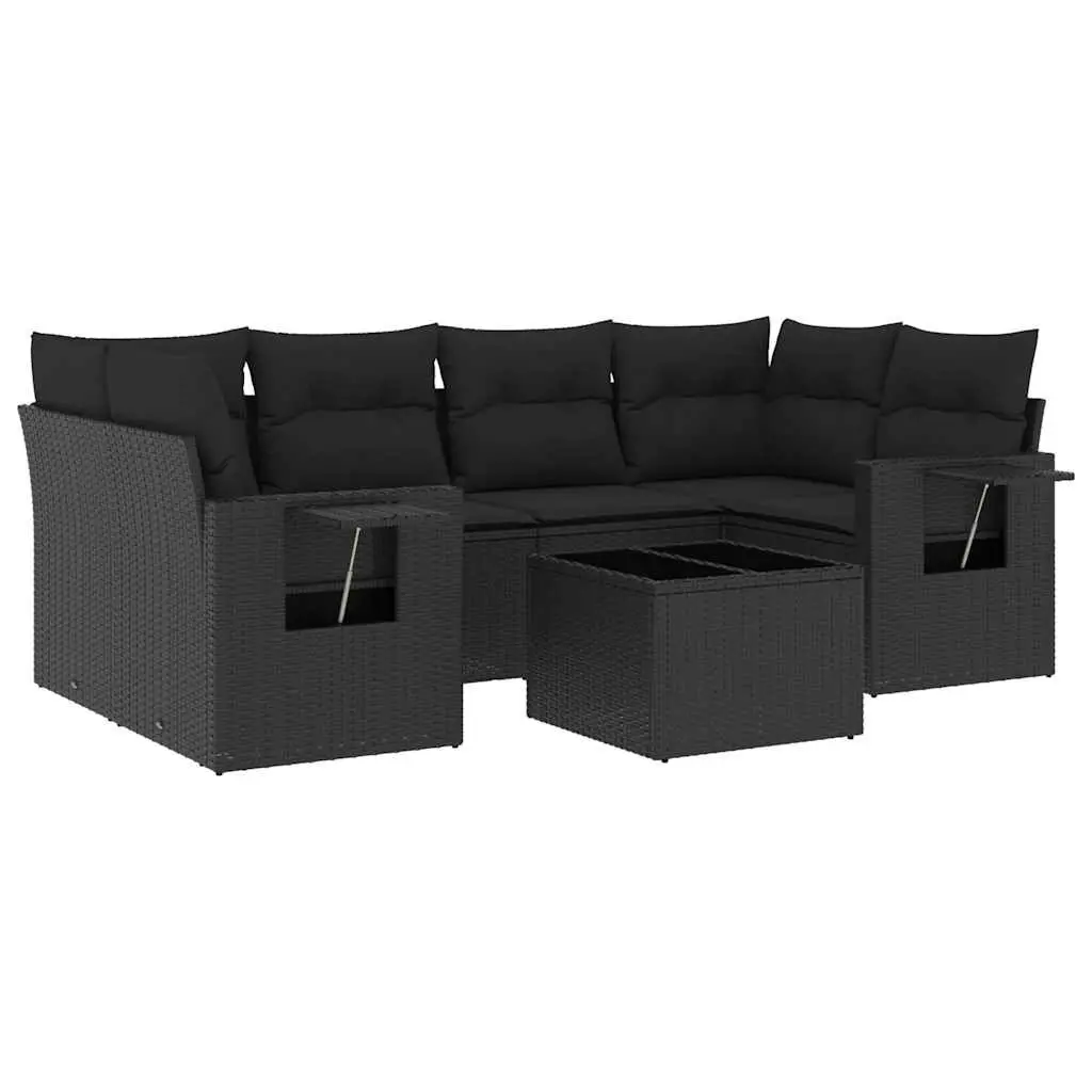 7 Piece Outdoor Sofa Set with Cushions