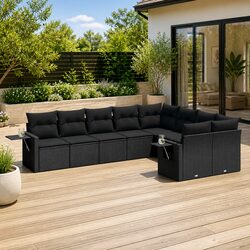 Premium 9 Piece Garden Sofa Set for Outdoor Spaces