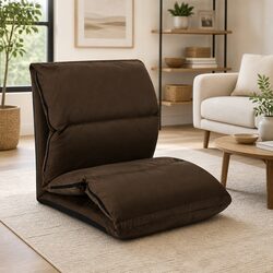 Adjustable Folding Floor Chair Lounger for Comfort