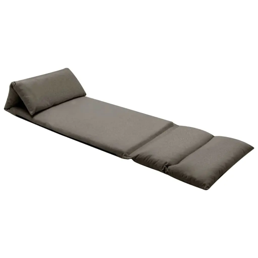 Adjustable Compact Microfibre Folding Floor Chair