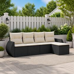 High-Quality 5 Piece Outdoor Garden Sofa Set with Storage
