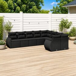 High-Quality 9 Piece Garden Sofa Set for Outdoor Spaces
