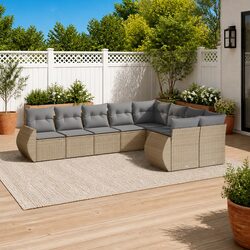 Premium 9 Piece Garden Sofa Set for Outdoor Living