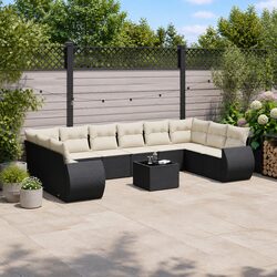 Sturdy 11 Piece Garden Sofa Set for Outdoor Relaxation