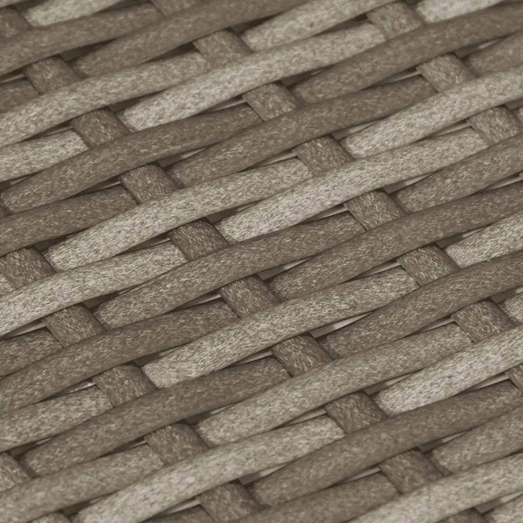 6 Piece Grey Poly Rattan Garden Sofa Set
