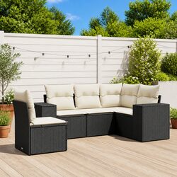 Durable 5-Piece Garden Sofa Set with Cushions