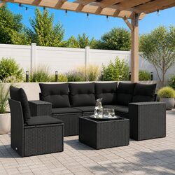 6-Piece Garden Sofa Set with Modular Design