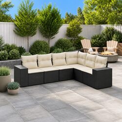 Durable 6-Piece Garden Sofa Set for Outdoor Use