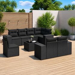 Premium 9-Piece Garden Sofa Set for Outdoor Living