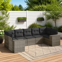 Durable 7 Piece Garden Sofa Set for Your Outdoors