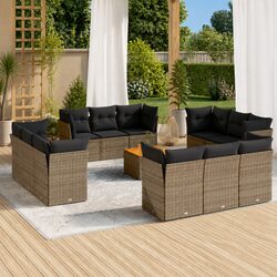 Sturdy 13 Piece Garden Sofa Set for Outdoor Relaxation