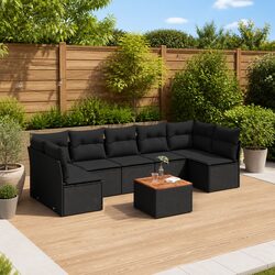 Durable 8 Piece Modular Outdoor Garden Sofa Set
