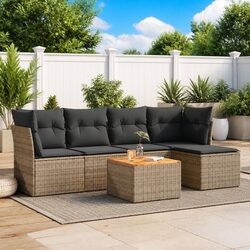 6-Piece Garden Sofa Set for Stylish Outdoor Relaxation
