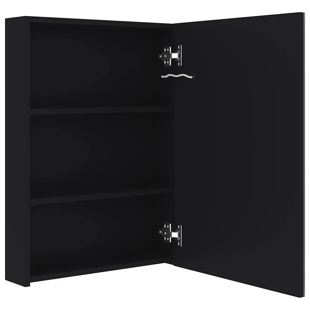 Anthracite Bathroom Vanity Mirror Cabinet with LED