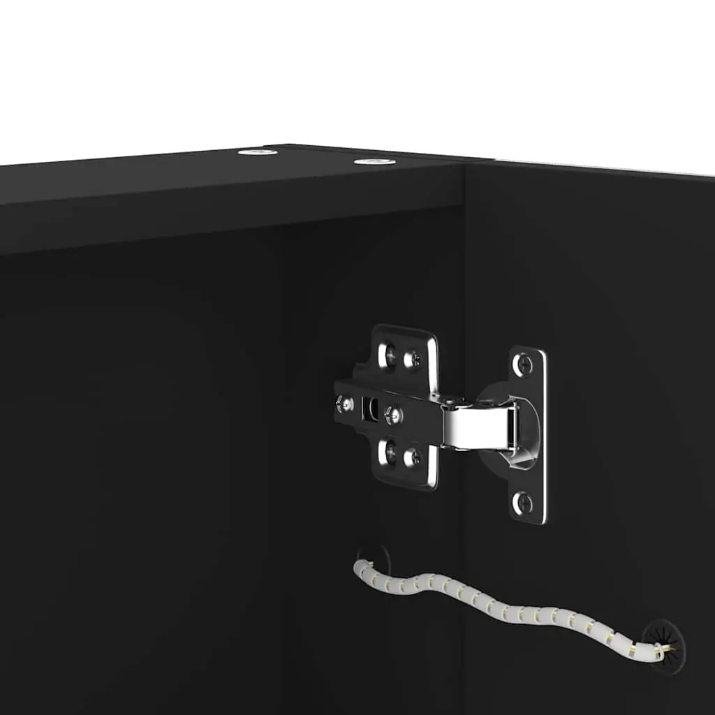 Anthracite Bathroom Vanity Mirror Cabinet 50x13x70cm