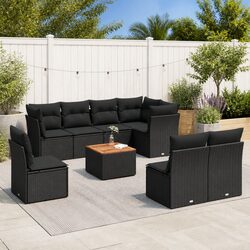 Durable 9-Piece Garden Sofa Set for Outdoor Spaces