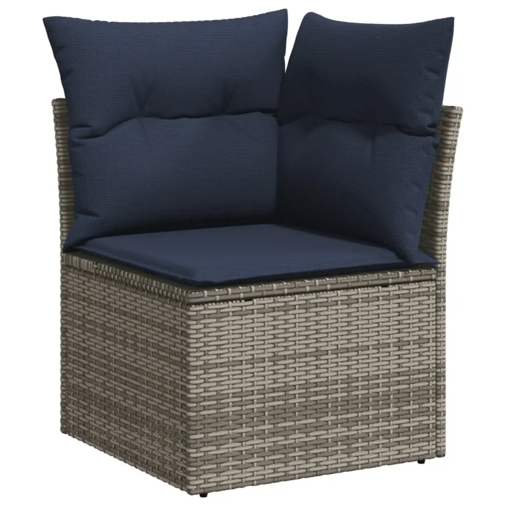 13-Piece Grey Outdoor Garden Sofa Set