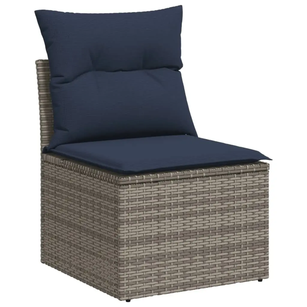 13-Piece Grey Outdoor Garden Sofa Set