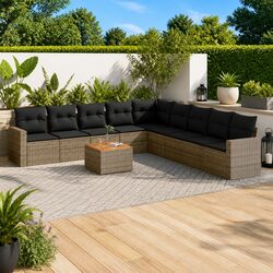 Premium 10-Piece Garden Sofa Set for Outdoor Spaces