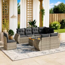 Durable 9-Piece Garden Sofa Set for Outdoor Spaces