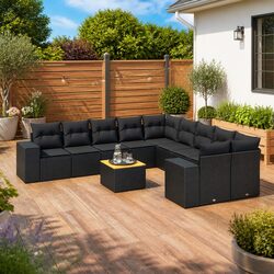 Durable 11-Piece Garden Sofa Set for Outdoor Spaces