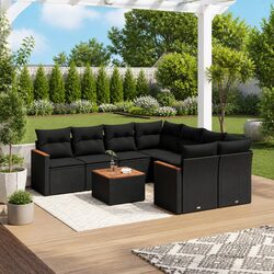 Premium 9 Piece Garden Sofa Set for Outdoor Living