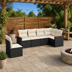 Premium 6 Piece Garden Sofa Set for Outdoor Comfort
