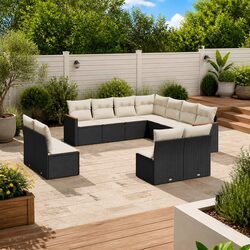 Premium 11-Piece Garden Sofa Set for Outdoor Comfort