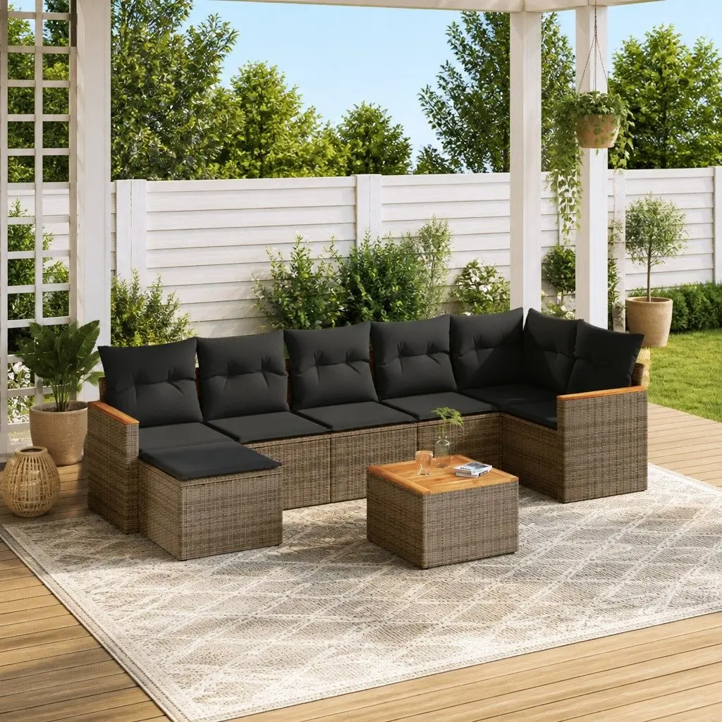 8 Piece Outdoor Modular Garden Sofa Set