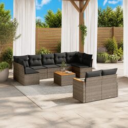 10 Piece Modular Garden Sofa Set for Outdoor Comfort