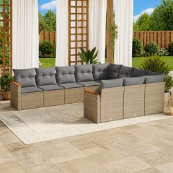 High-Quality 10 Piece Garden Sofa Set for Outdoor Relaxation