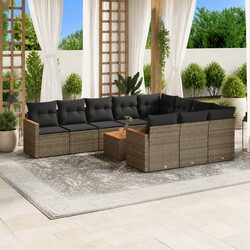 11-Piece Modular Garden Sofa Set for Outdoor Spaces