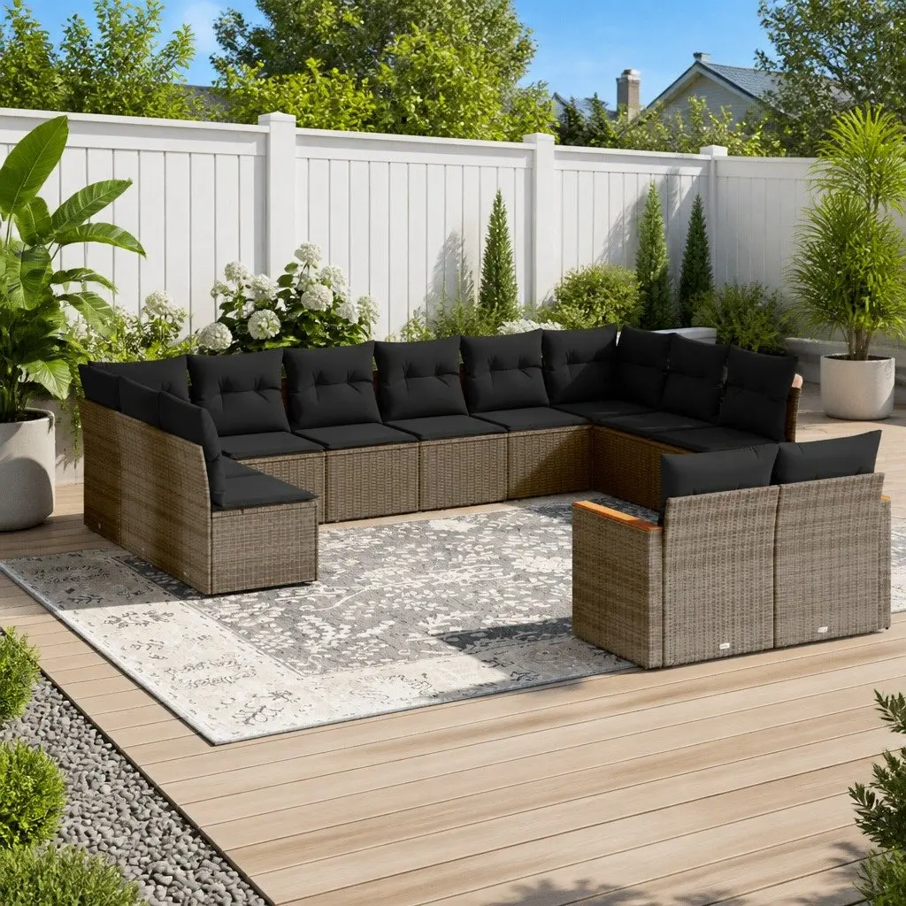 12 Piece Garden Sofa Set for Outdoor Spaces
