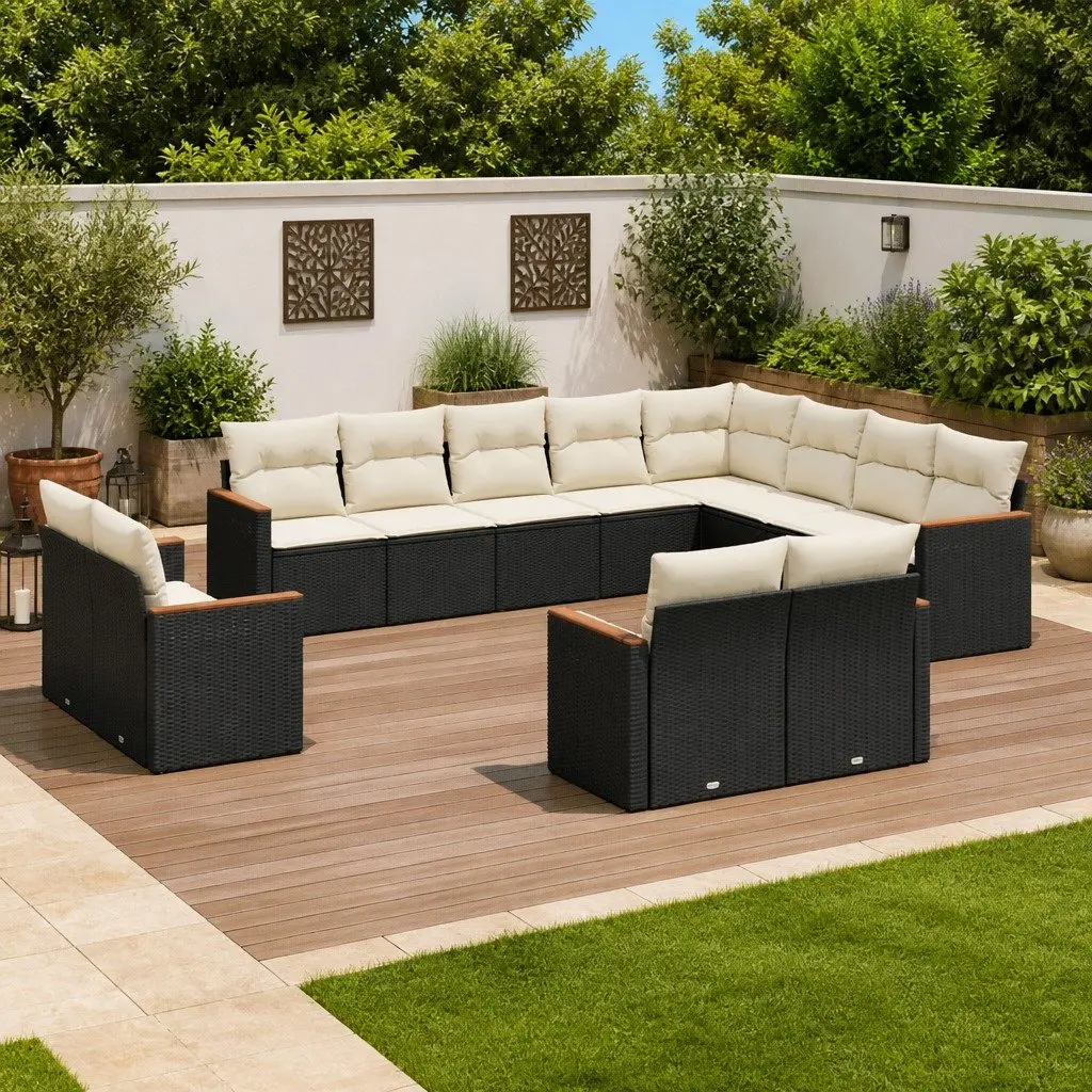 12 Piece Garden Sofa Set for Outdoor Spaces