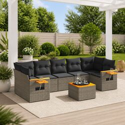 Premium 8 Piece Garden Sofa Set for Outdoor Use