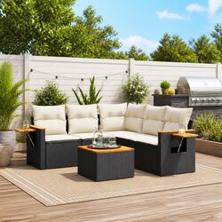 Premium 6 Piece Garden Sofa Set for Outdoor Spaces