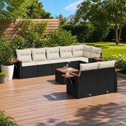 Durable 9-Piece Garden Sofa Set for Outdoor Spaces