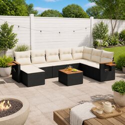 High-Quality 9 Piece Garden Sofa Set Outdoor Furniture