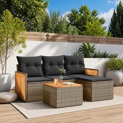 5 Piece Modular Garden Sofa Set for Outdoor Spaces