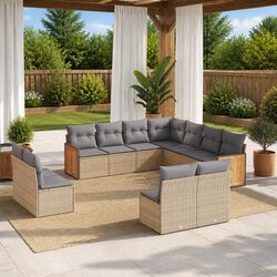 Premium 11 Piece Garden Sofa Set for Outdoor Spaces